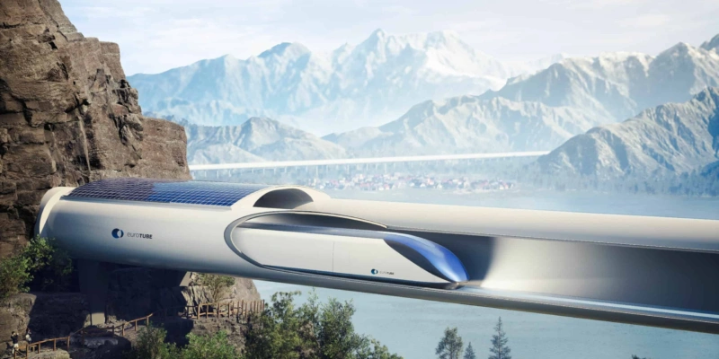 Nur der kleinste Teil von möglichen Hyperloop-Strecken dürfte oberirdisch verlaufen. Foto: Europe Tube