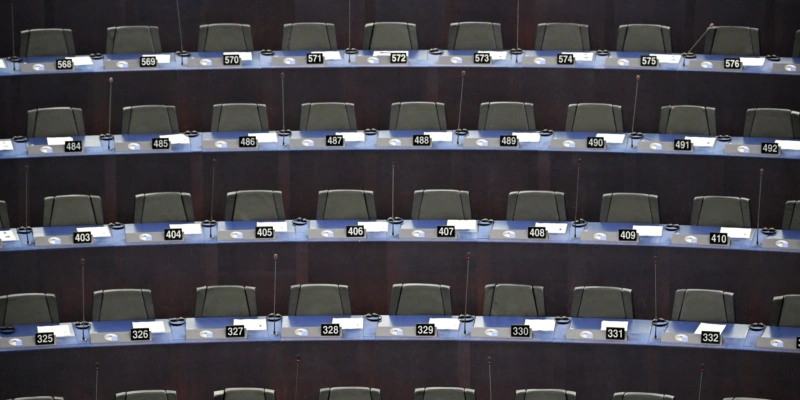 Der Saal des Europaparlaments in Strassburg. Foto: Hans Klaus Techt (APA)