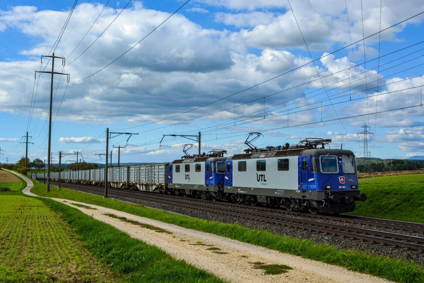 Kleine Güterbahnen wie die Frauenfelder UTL beleben den Wettbewerb im Schweizer Schienengütermarkt. Foto: UTL