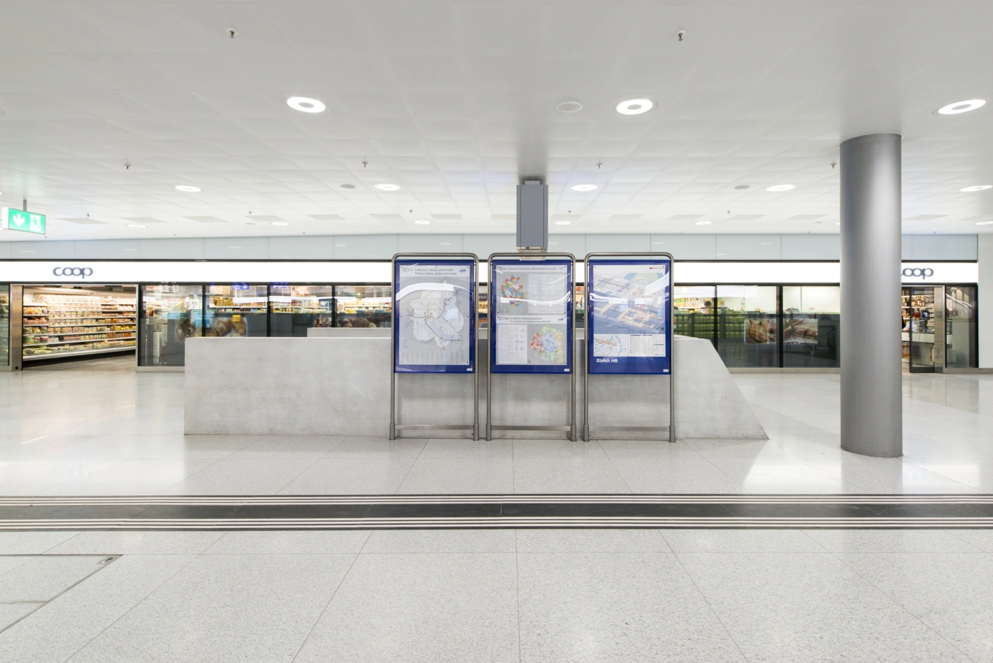 Eine Coop-Filiale am Hauptbahnhof Zürich. Foto: Christian Beutler (Keystone)