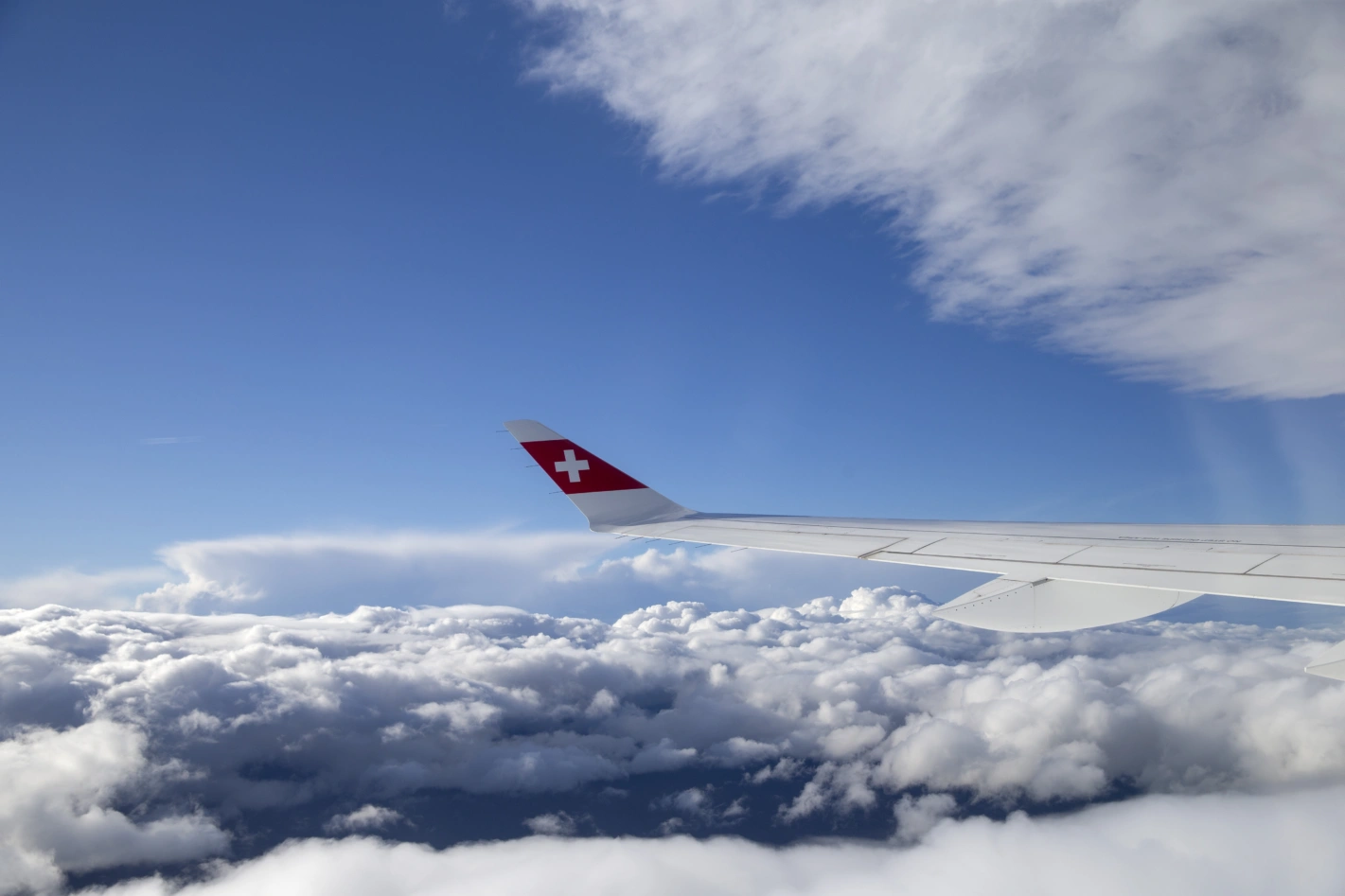 Mehr Flüge, mehr Passagiere: Auch für Reisen innerhalb der Schweiz wurde 2023 wieder öfter das Flugzeug genommen. Foto: Salvatore Di Nolfi (Keystone)