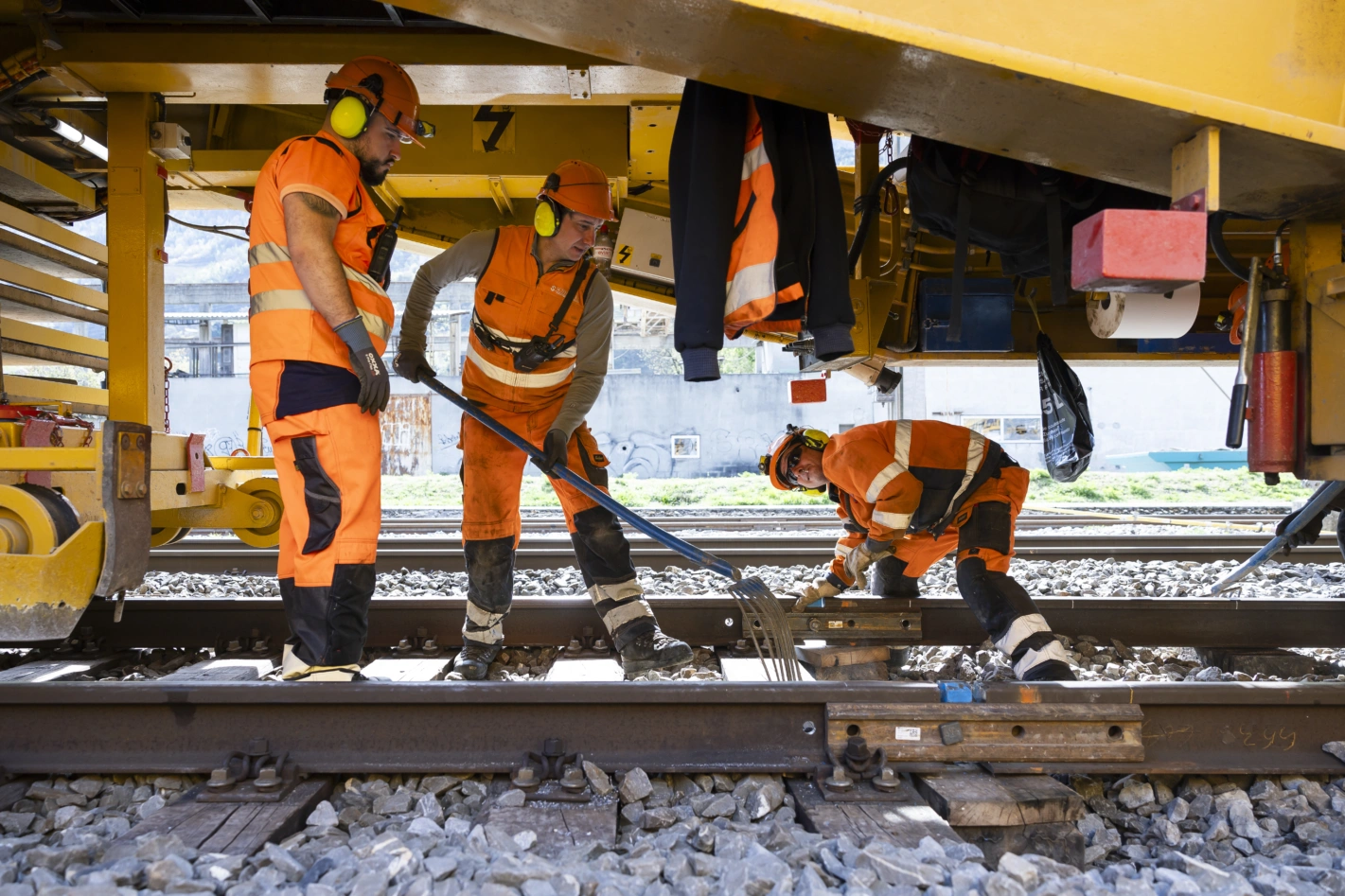 Bei der Arbeitssicherheit schneidet die Schweiz im europäischen Vergleich eher schlecht ab. Foto: Cyril Zingaro (Keystone)